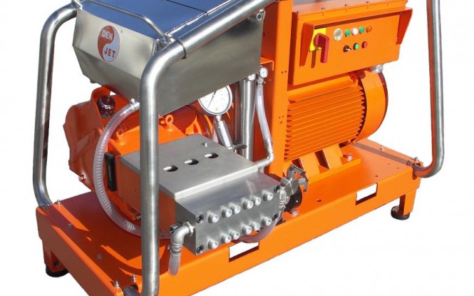 واترجت الکتریکی برقی 2500 بار جهت رسوب زدایی و شستشوی صنعتی مدل CE-150 ساخت دن جت دانمارک