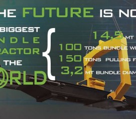 باندل اکسترکتور (کشنده باندل) هوایی معلق فوق سنگین با توان 33.000 وات مدل SUPER BIG IDROKID 100-TON ساخت ایدروجت ایتالیا